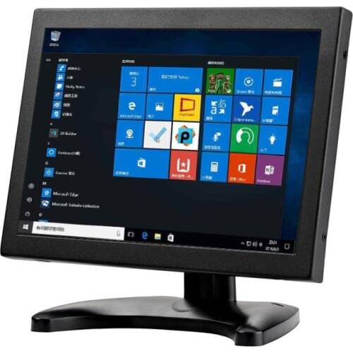 ZHIXIADAN Metal Case 10 Inch 800*600 Desktop Monitor With AV/BNC/VGA/HDMI/USB Interface