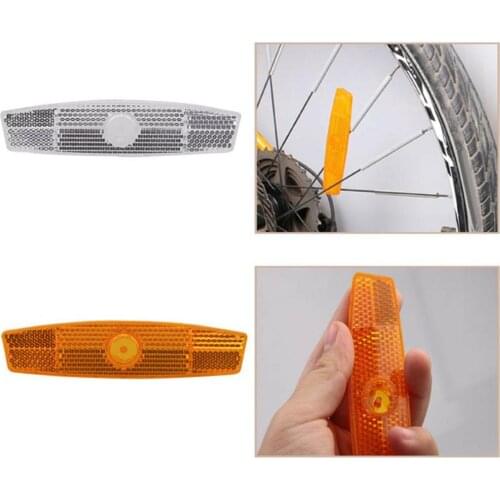 1PC Mountain Bike Spokes Reflective Strips Bicycle Reflectors Bicycle Warning Lights Wheel Lights Spoke Lights
