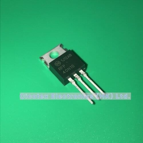 10pcs/lot RFP40N10 TO220 RFP 40N10 MOS TUBE NPN TO-220AB MOSFET N-CH 100V 40A TO220AB RFP40N10LE
