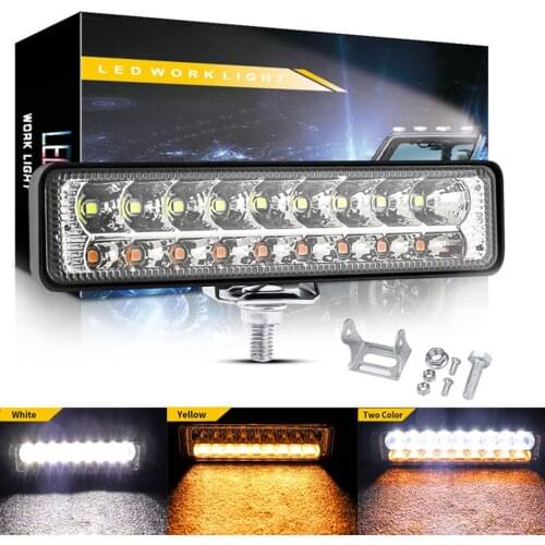 18W 18 LED Work Light Bar Driving Fog Lights Modified Lights Headlights For Car Truck Off Road Vehicles Motorcycle Accessories