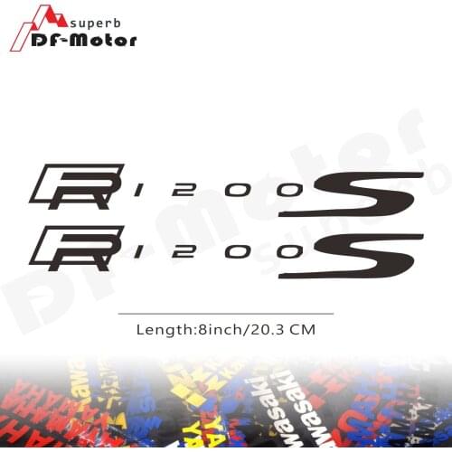 8Inch Reflective Sticker Decal Motorcycle Car Sticker Wheels Fairing Helmet Sticker Decal For BMW R1200S R1200 S R 1200 S