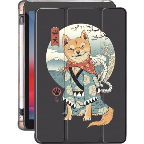 Cats and Dog for Air 4 iPad Pro 12.9 Case With Pencil Holder 10.2 8th 2020 7th Mini 5 Air 2 Cover Silicone Pro 11 10.5 Air 3