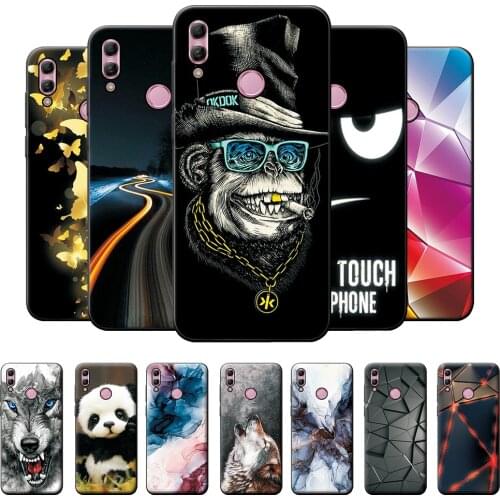 Case For Huawei P Smart 2019 Case Cover on PSmart 2019 Soft TPU Silicone Cover Case For Huawei P Smart 2019 Fashion Back Cover