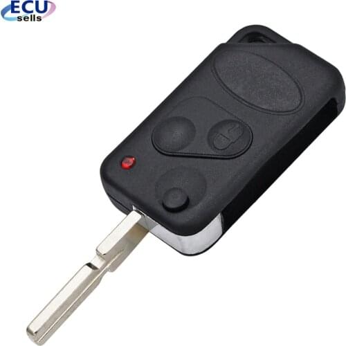 2 Buttons Remote Key FOB Shell Flip For LAND RANGE ROVER Discovery Freelander Defender 90 1995-2004 P38 Blade Case