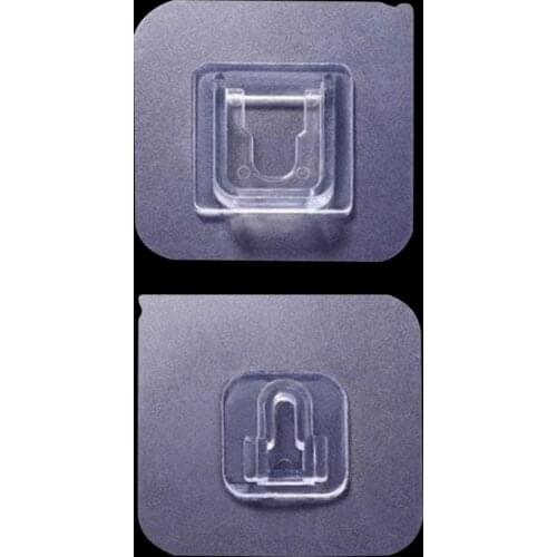 Double-sided Adhesive Wall Hooks Wall Hooks Hanger Strong Transparent Suction Cup Sucker Wall Storage Holder For Kitchen Bathroo