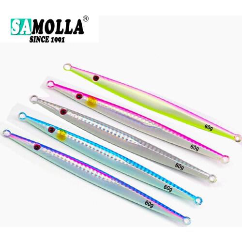 Fish Tackle 2021 Jig Fishing Lure Weight60-300g Sinking Luminous Artificial Bait Pesca Saltwater Lures Peche Whopper Perch Pike