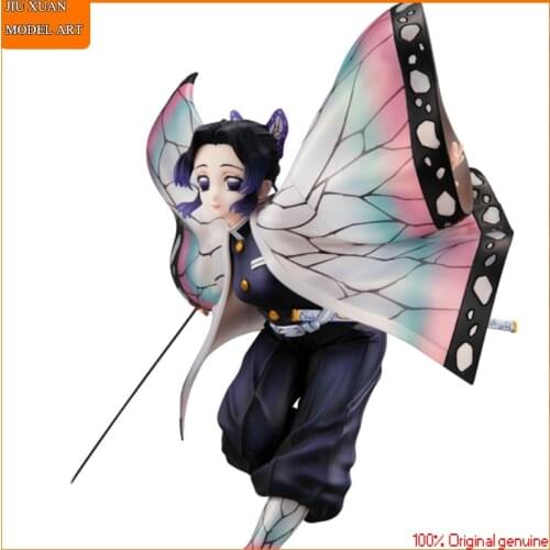 100% Original: Anime Demon Slayer Kochou Shinobu 19cm PVC Action Figure Anime Figure Model Toys Figure Collection Doll Gift