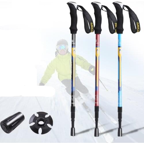 Fonoun Carbon Walking Sticks Ultra 190g Light Climbing Alpenstock 61-135cm Antiskid Wear Resistance Shock Absorption FG01