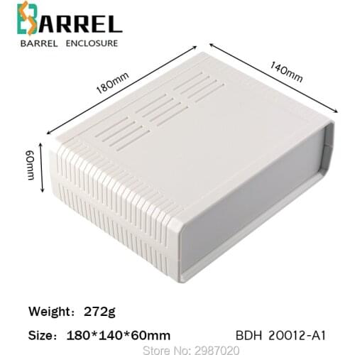 180*140*60mm ABS plastic outdoor equipment enclosure Housing DIY PLC desktop instrument electronic project junction outlet box