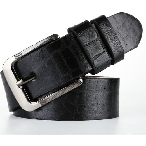 Men PU Leather Belt Pin Buckle Vintage style High Quality Casual Belts Jeans Belt Cowboy Waistband 2021 Hot Sale Tourzoo