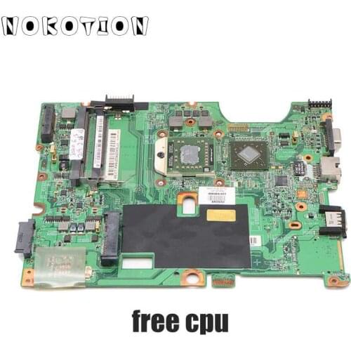 NOKOTION 490939-001 498464-001 For HP CQ50 G50 CQ60 G60 Laptop Motherboard 48.4J103.011 MCP77MV-A2 Socket S1 DDR2 Free CPU