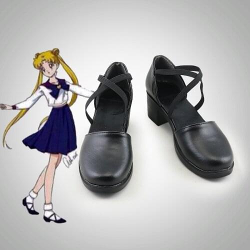 Sailor Moon Tsukino Usagi Cosplay shoes Anime Boots Tailor-Made