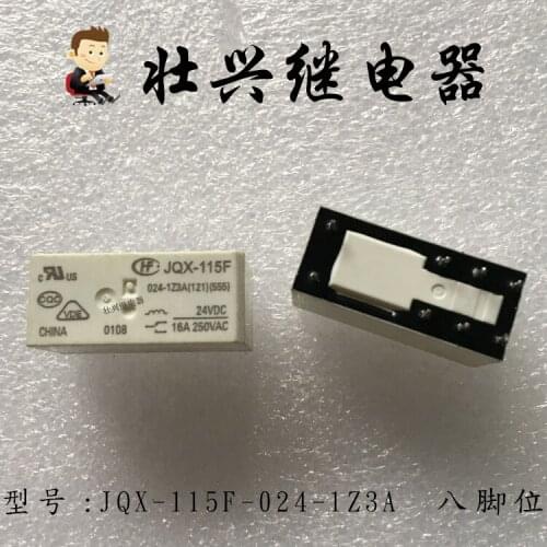 Relay JQX-115F-024-1Z3A 8PIN 16A 24VDC