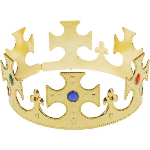 Deluxe King Royal Adults Kids Hat Roleplay Party Favor Costume Accessories