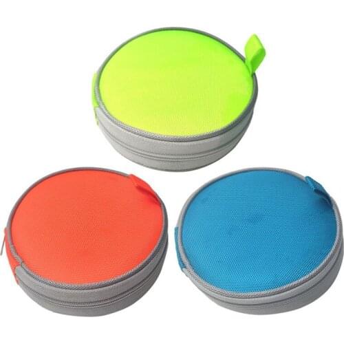 Pet Cat Dog Slow Food Silicone Bowl Portable Folding Storage Bag Outdoor Hiking Travel Folding Pet Bowl Canvas Lunch Box