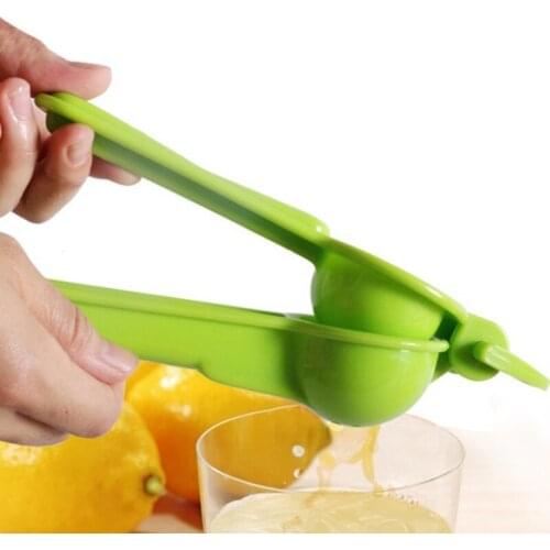 Lemon Juicer Clip Plastic Juice Squeeze Machine Creative Kitchen Tools Orange Juice Clips Fruits Handle Press Squeezer Manual