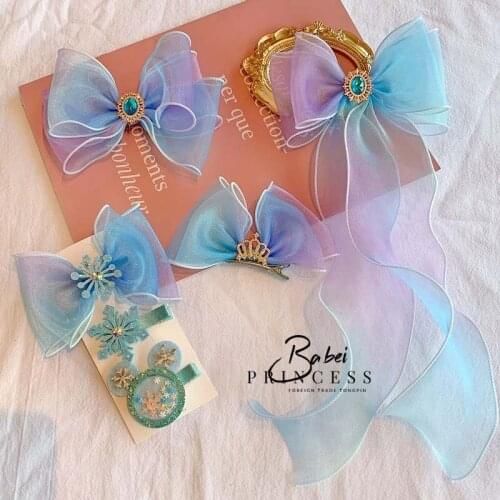 1pcs Sweet Hair Bows Clips Glitter Star Girls Hairpins Princess Party Hair Accessories Headwear Gifts