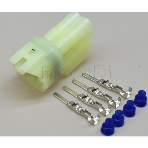 15Sets 4 Pin Waterproof Auto Connector HM .090 Sumitomo Male Wire Plug 6187-4441