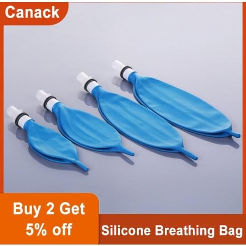 2 Grade Surgical Emulsion Anesthesia Circuit Accessories Silicone Breathing Bag First Aid Equipment Respirator
