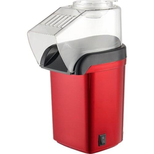 1200W Electric Corn Popcorn Maker Household Automatic Mini Air Popping Making Machine DIY Corn Popper Kids Gift