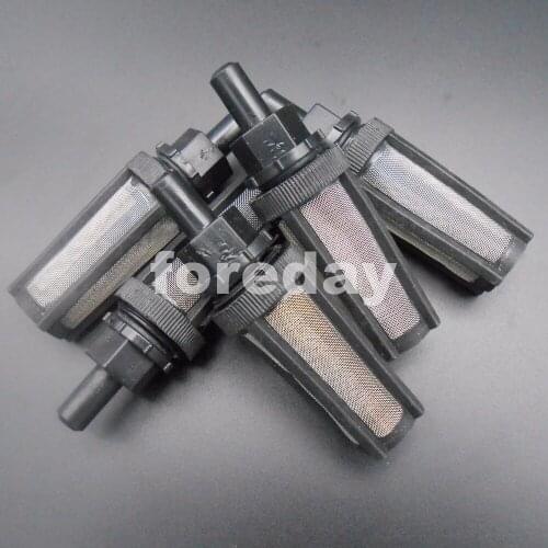 10PCS X NEW Straight head Black filter Water Pump Strainer fit Stainless nets for 7mm & 8mm tube for garden 10PCS/LOT * FD181X10
