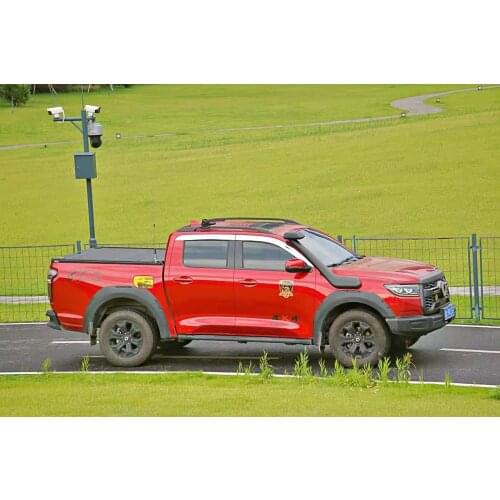 Chrome door visor side window deflector shade sun rain shield silver trips eaves for Great Wall POWER