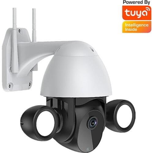 Tuya 3MP PTZ WIFI IP Camera Outdoor IR IP66 Waterproof Two Way Audio Cloud CCTV Surveillance Wireless Security CCTV Camera 128G