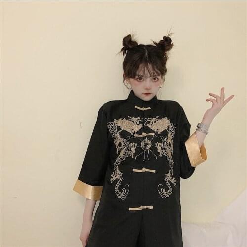 KADUWAKI Black Blouses