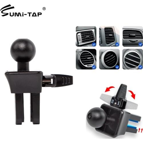 Air Vent Mount Car Cilp for 17mm Ball Head Car Phone Holder Universal Magnetic Gravity Stand GPS Bracket Fast Chager Car Holders