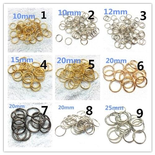 2/5''/1/2''/5/8''/4/5''/1''/1-3/16''/1-1/2''/1-3/5''/2''/3.54''inch Metal Round O Ring Leather Bag Belt Strap Buckle Accessories