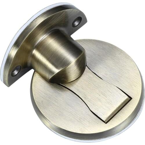 Magnetic Door Stops 304 Stainless Steel Door Stopper Hidden Door Holders Catch Floor Nail-free Door Stop Furniture Hardware