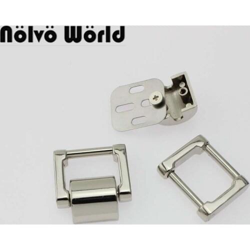 Metal fitting hardware handbag/bags tassel cap clasp square buckle screw connector bag hanger bag parts swivel clasp