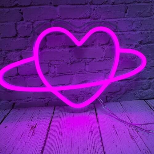 Custom Waterproof Flex Wedding Neon Sign Love Circle Handcrafted Love Neon For Shop Logo Club Nightclub Game Room Wall Decor