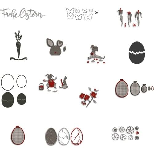 Easter Arrival Presell Letter and Flower Stitched Metal Cutting Die DIY Scrapbooking Craft Embossing Make Albums 2021 New