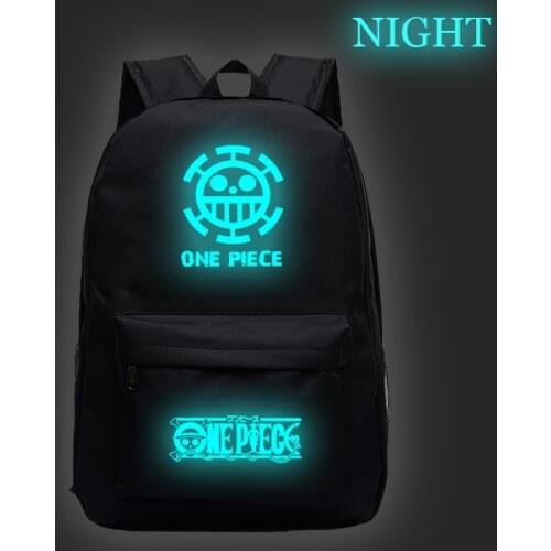 HOT Anime One Piece Luminous Rucksack Students School Bags Beautiful New Pattern School Bags Beautiful Backpack