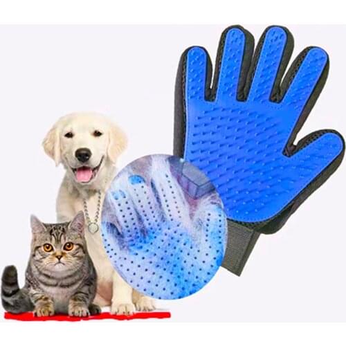 Pet Dog Cat Grooming Glove Pet Hair Remover Massage Brush Dog Bath Cat Cleaning Supplies Cat Accessoies Dog Combs