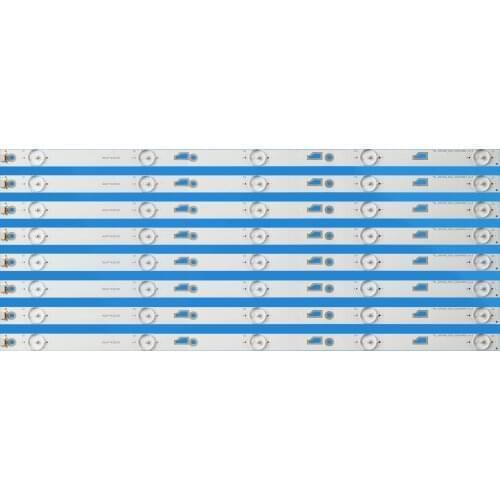 80pcs LED Backlight strip 5 lamp For Hitachi 49D1600 8*5 49E301 49U3600C 49L510U18 49HR332M05A0 V3 V4 4C-LB490T-HR4 YH1 YH7 YHJ