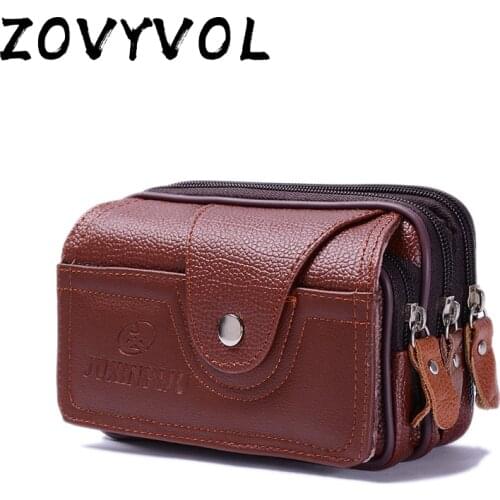 ZOVYVOL Vintage Waist Pack Men Round Belt Bag Cheap Waist Bag Multiple Usage Fashion Coin Bag Travel Money Hot Sale Bag Belt New