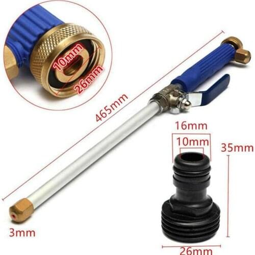 High Pressure Water Gun Metal Water Gun 3/4 Standard 46cm High Pressure Power Car Washer Spray Car Washing Garden Water Jet 6
