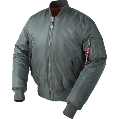 Military Tactical Male Army MA-1 Flight Bomber Jacket Baseball Varsity College Pilot Air Force Waterproof Winter Coat for Men