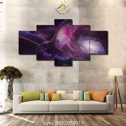 3-4-5 Pieces Abstract Eagle Wall Pictures Canvas Painting Wall art poster For Living Room Wall Pictures Print On Canvas