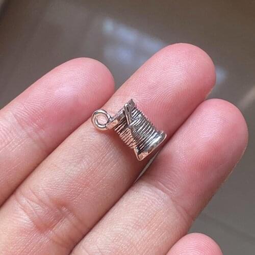 30pcs/Lot Needle&Thread Sewing Charms Pendants,For DIY Earrings Handmade Accessories,Findings Jewelry Makeing For Mothers Gift