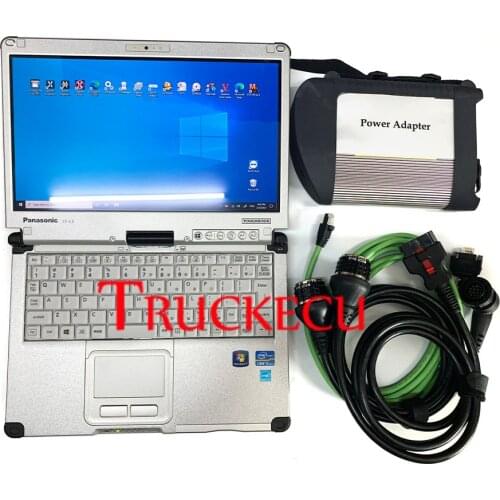 MB star c4 plus DOIP function Diagnostic Tool MB C4 SD connect wifi DTS Vediamo for BENZ Car Truck diagnostic tool+C2 Laptop