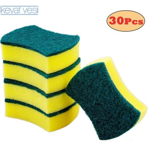 Double-sided Cleaning Sponges Magic Sponges Eraser For Dish Washing Decontamination Sponge For Kitchen Bathroom Office