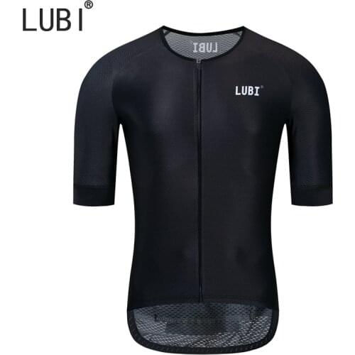 LUBI 5 Colors Men Cycling Jersey Short Sleeve MTB Road Clothes Bike Jersey Breathable Mountain Bicycle Jersey Maillot Ciclismo