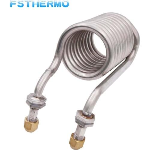 Stainless steel coil of condenser tube of tubular heat exchanger for heat pump water heater
