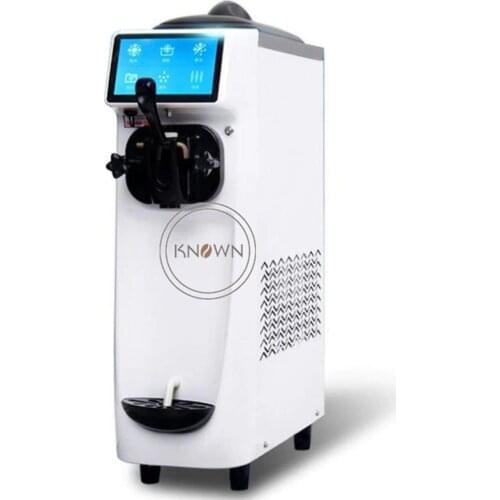 Commercial Automatic Small Soft Ice Cream Marker Machine Sundae 22L/H Capacity with Stainless Steel Tank and 1 Flavor