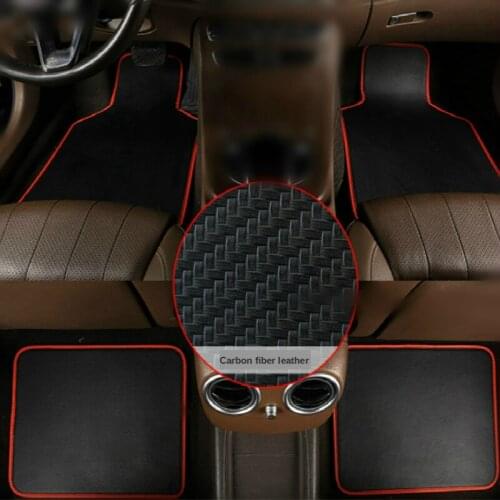 Floor Mats for Car Protective Floor Mat Carpet Leather Universal Size Accessories Right Rudder PVC Car Mats Easy To Clean