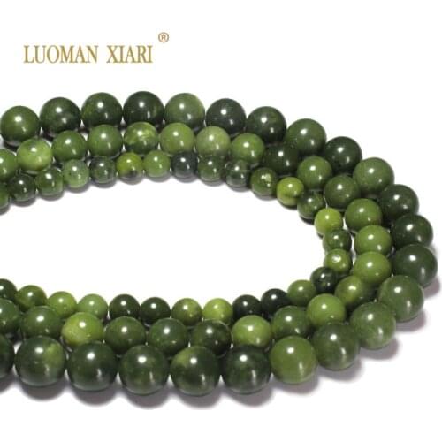 Wholesale AAA 100% Natural Canada Jaspers Round Stone Beads For Jewelry Making DIY Bracelet Necklace 6/8/10/12 mm Strand 15