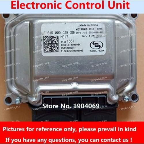 Engine Computer Board F01R00DX49 24106456 F01RB0DX49 ME17 ECU F01R00DG4B 24111551 F01RB0DG4B For General Buick/Sail Car